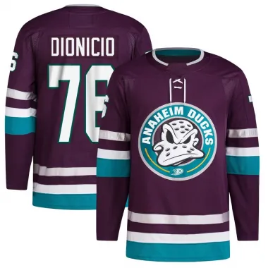 Purple Youth Rodwin Dionicio Authentic Anaheim Ducks 30th Anniversary Primegreen Jersey