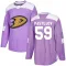 Purple Youth Sasha Pastujov Authentic Anaheim Ducks Fights Cancer Practice Jersey