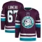 Purple Youth Tristan Luneau Authentic Anaheim Ducks 30th Anniversary Primegreen Jersey