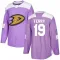 Purple Youth Troy Terry Authentic Anaheim Ducks Fights Cancer Practice Jersey