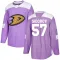 Purple Youth Yegor Sidorov Authentic Anaheim Ducks Fights Cancer Practice Jersey
