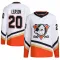 White Men's Brett Leason Authentic Anaheim Ducks Reverse Retro 2.0 Jersey