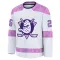 White Men's Brock McGinn Premium Anaheim Ducks 2024 Hockey Fights Cancer Practice Jersey