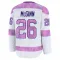 White Men's Brock McGinn Premium Anaheim Ducks 2024 Hockey Fights Cancer Practice Jersey