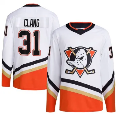 White Men's Calle Clang Authentic Anaheim Ducks Reverse Retro 2.0 Jersey