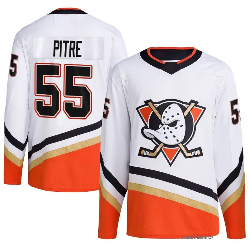 White Men's Coulson Pitre Authentic Anaheim Ducks Reverse Retro 2.0 Jersey