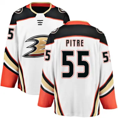 White Men's Coulson Pitre Breakaway Anaheim Ducks Away Jersey