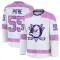 White Men's Coulson Pitre Premium Anaheim Ducks 2024 Hockey Fights Cancer Practice Jersey
