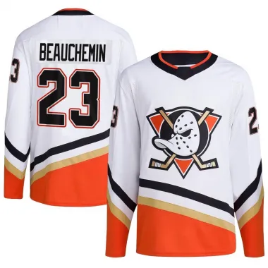 White Men's Francois Beauchemin Authentic Anaheim Ducks Reverse Retro 2.0 Jersey