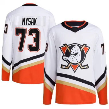 White Men's Jan Mysak Authentic Anaheim Ducks Reverse Retro 2.0 Jersey