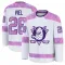 White Men's Jeffrey Viel Premium Anaheim Ducks 2024 Hockey Fights Cancer Practice Jersey