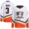 White Men's Kevin Bieksa Authentic Anaheim Ducks Reverse Retro 2.0 Jersey