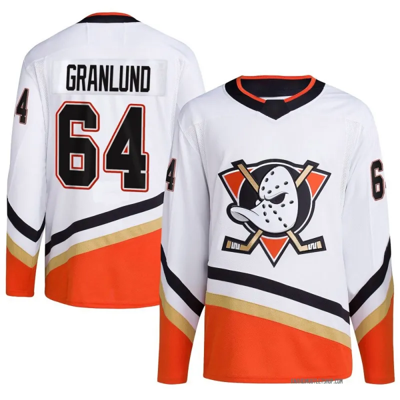 White Men's Mikael Granlund Authentic Anaheim Ducks Reverse Retro 2.0 Jersey