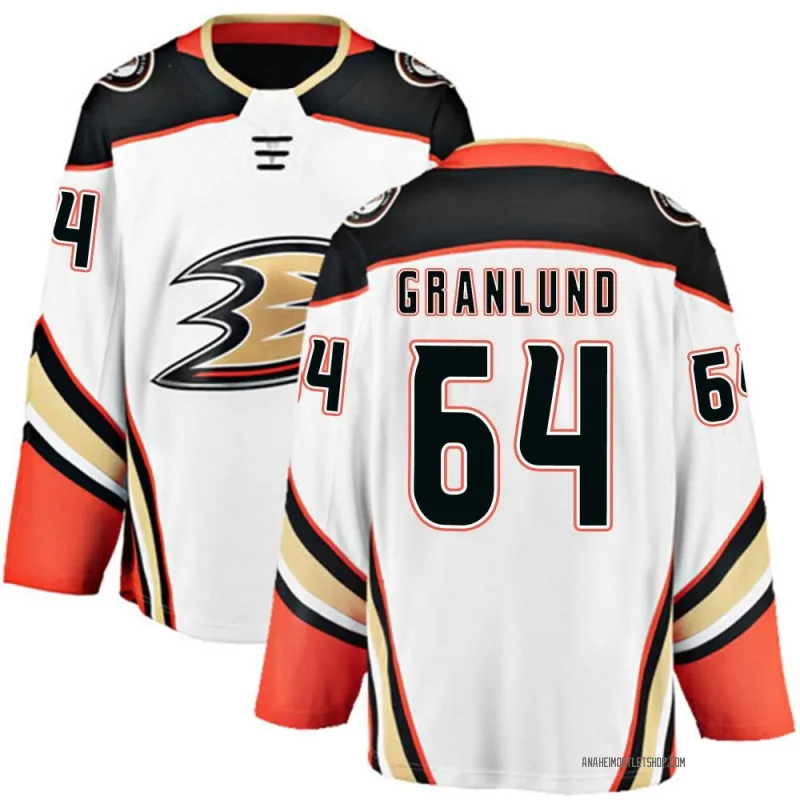 White Men's Mikael Granlund Breakaway Anaheim Ducks Away Jersey