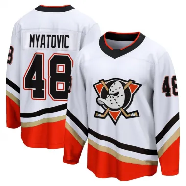 White Men's Nico Myatovic Breakaway Anaheim Ducks Special Edition 2.0 Jersey