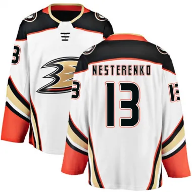 White Men's Nikita Nesterenko Breakaway Anaheim Ducks Away Jersey