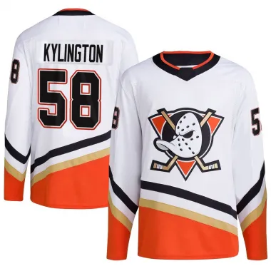 White Men's Oliver Kylington Authentic Anaheim Ducks Reverse Retro 2.0 Jersey