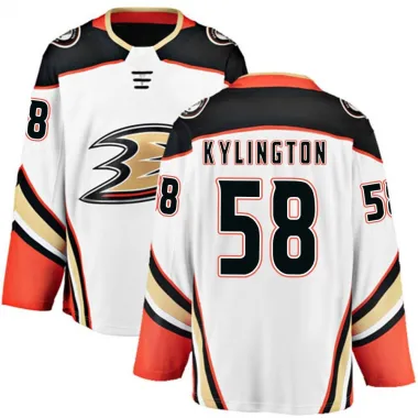 White Men's Oliver Kylington Breakaway Anaheim Ducks Away Jersey