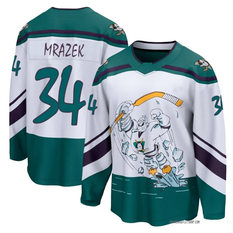 White Men's Petr Mrazek Breakaway Anaheim Ducks 2020/21 Special Edition Jersey