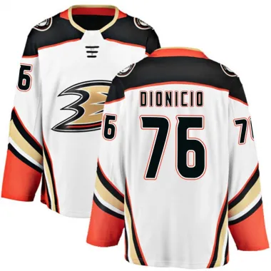 White Men's Rodwin Dionicio Breakaway Anaheim Ducks Away Jersey