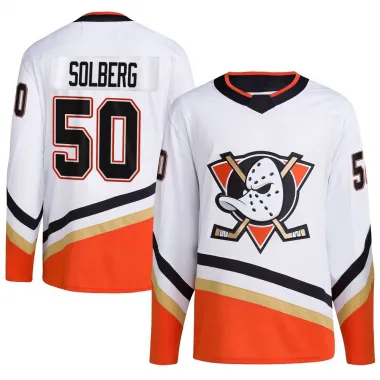 White Men's Stian Solberg Authentic Anaheim Ducks Reverse Retro 2.0 Jersey