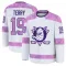 White Men's Troy Terry Premium Anaheim Ducks 2024 Hockey Fights Cancer Practice Jersey