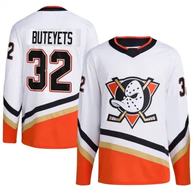 White Men's Vyacheslav Buteyets Authentic Anaheim Ducks Reverse Retro 2.0 Jersey