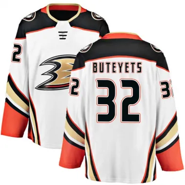 White Men's Vyacheslav Buteyets Breakaway Anaheim Ducks Away Jersey