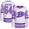 White/Purple Youth Mikael Granlund Authentic Anaheim Ducks Hockey Fights Cancer Primegreen Jersey