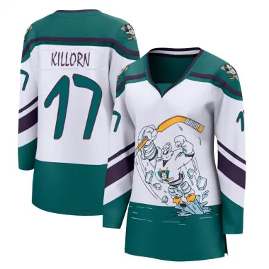 White Women's Alex Killorn Breakaway Anaheim Ducks 2020/21 Special Edition Jersey