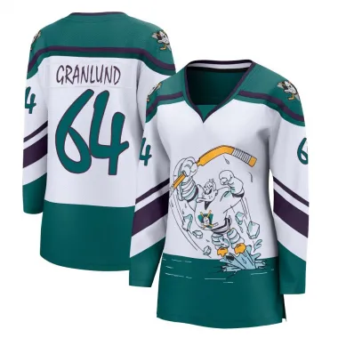 White Women's Mikael Granlund Breakaway Anaheim Ducks 2020/21 Special Edition Jersey