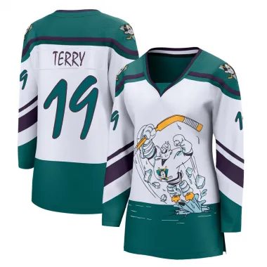 White Women's Troy Terry Breakaway Anaheim Ducks 2020/21 Special Edition Jersey