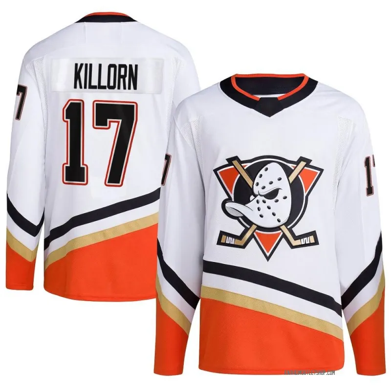 White Youth Alex Killorn Authentic Anaheim Ducks Reverse Retro 2.0 Jersey