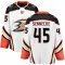 White Youth Beckett Sennecke Breakaway Anaheim Ducks Away Jersey