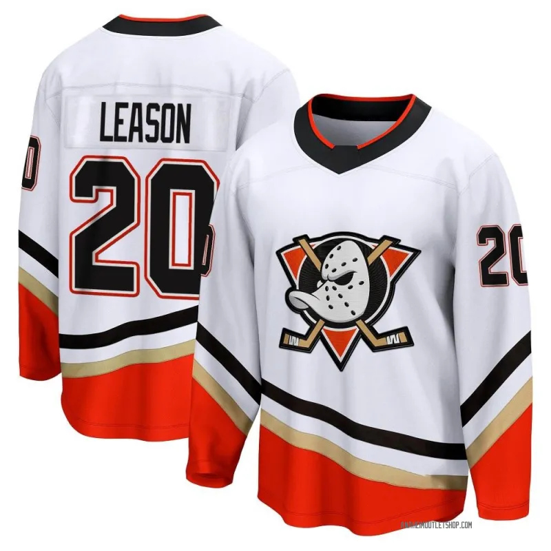White Youth Brett Leason Breakaway Anaheim Ducks Special Edition 2.0 Jersey