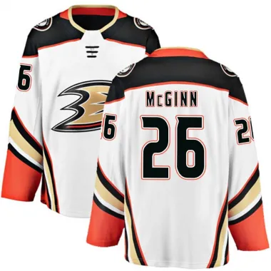 White Youth Brock McGinn Breakaway Anaheim Ducks Away Jersey