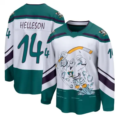White Youth Drew Helleson Breakaway Anaheim Ducks 2020/21 Special Edition Jersey