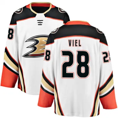 White Youth Jeffrey Viel Breakaway Anaheim Ducks Away Jersey