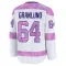 White Youth Mikael Granlund Premium Anaheim Ducks 2024 Hockey Fights Cancer Practice Jersey