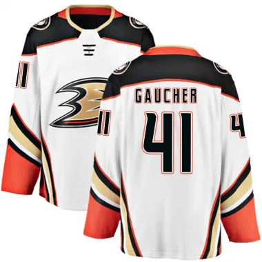 White Youth Nathan Gaucher Breakaway Anaheim Ducks Away Jersey