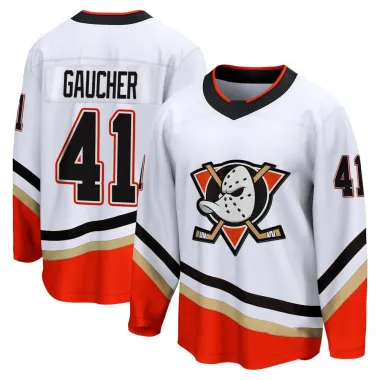 White Youth Nathan Gaucher Breakaway Anaheim Ducks Special Edition 2.0 Jersey