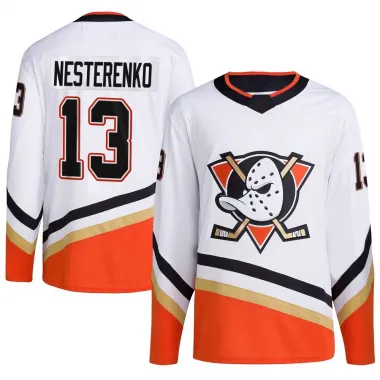 White Youth Nikita Nesterenko Authentic Anaheim Ducks Reverse Retro 2.0 Jersey