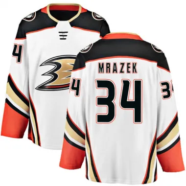 White Youth Petr Mrazek Breakaway Anaheim Ducks Away Jersey