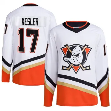 White Youth Ryan Kesler Authentic Anaheim Ducks Reverse Retro 2.0 Jersey
