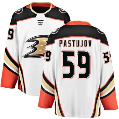 White Youth Sasha Pastujov Breakaway Anaheim Ducks Away Jersey