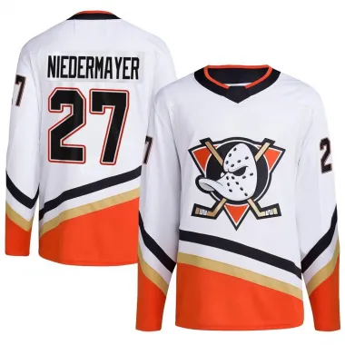 White Youth Scott Niedermayer Authentic Anaheim Ducks Reverse Retro 2.0 Jersey