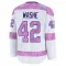 White Youth Tim Washe Premium Anaheim Ducks 2024 Hockey Fights Cancer Practice Jersey
