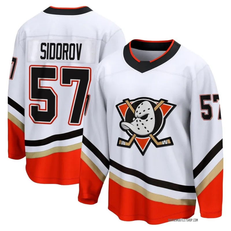 White Youth Yegor Sidorov Breakaway Anaheim Ducks Special Edition 2.0 Jersey